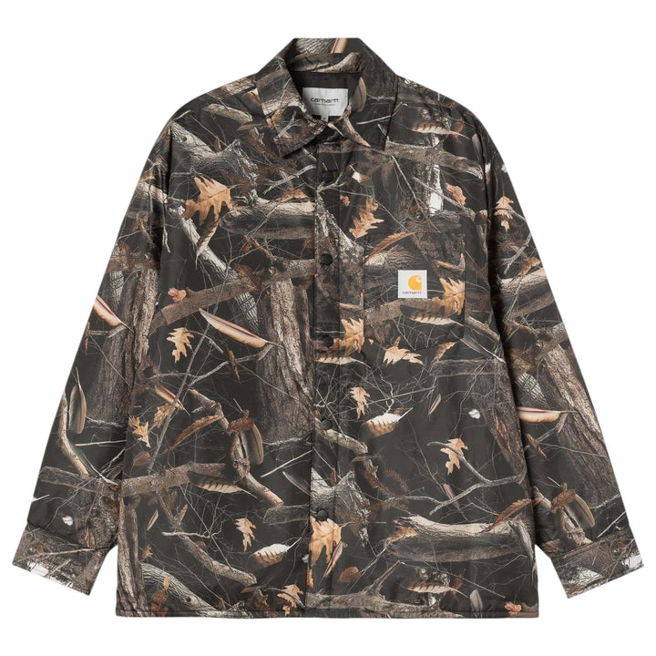 KANDLER SHIRT JAC CAMO FEATHER TREE BLACK