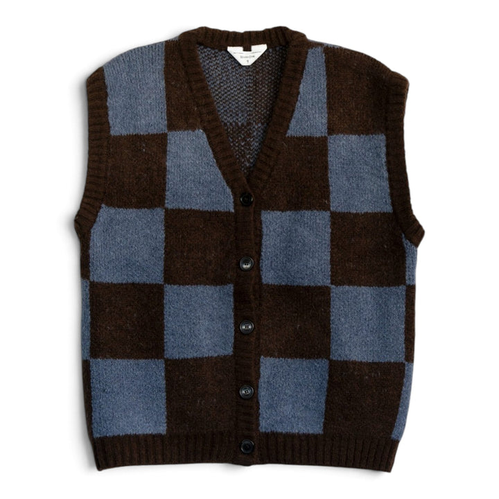 Gilet Kent Carreaux Marron