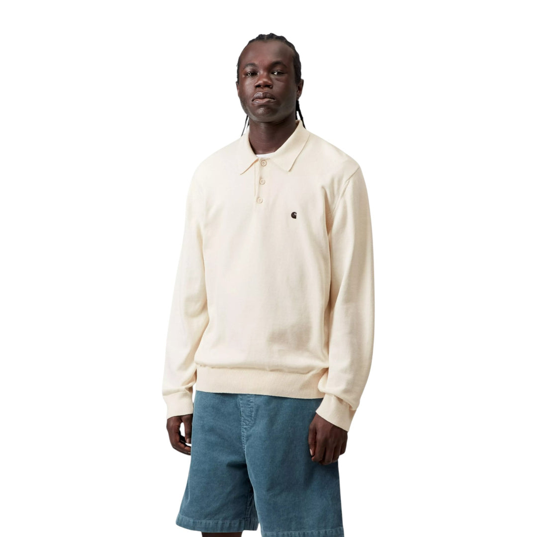 L/S Madison Polo Cinnerus White