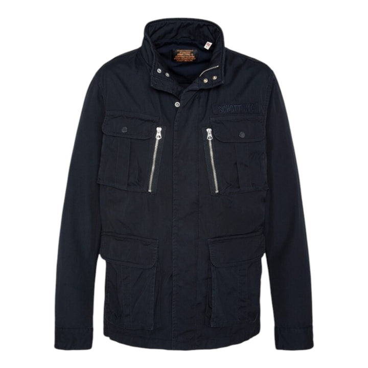 VESTE MILITAIRE EN COTON MARINE