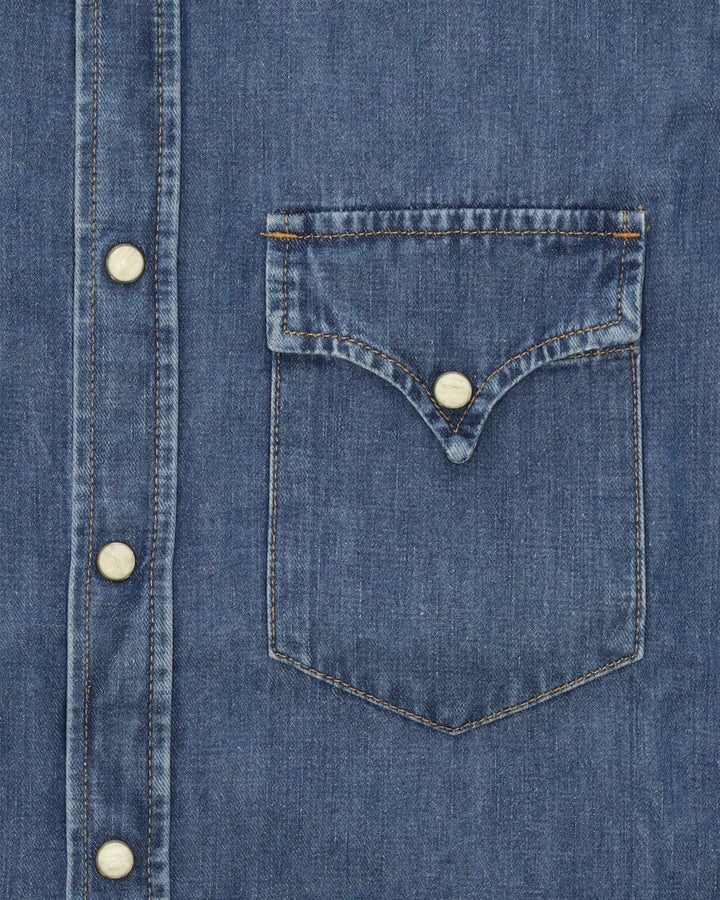 NTEX CHEMISE TEXANE DENIM STONE WASH