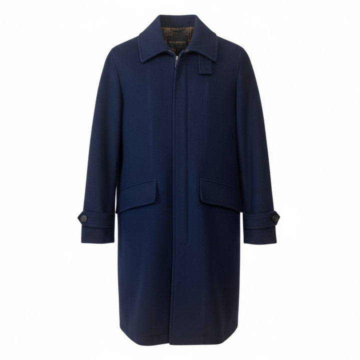 MANTEAU AVEC FERMETURE ÉCLAIR BLEU