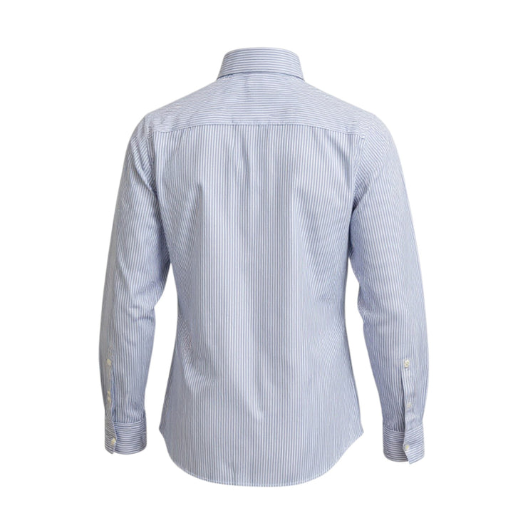 CHEMISE OXFORD BOTTON DOWN À RAYURES BLEUES