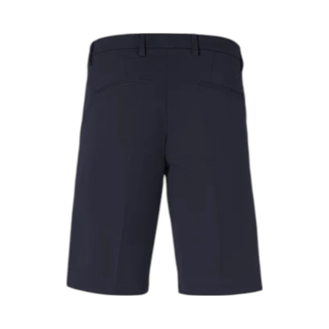 BERMUDA À POCHES AMÉRICAINES AVEC CEINTURE BLEU MARINE