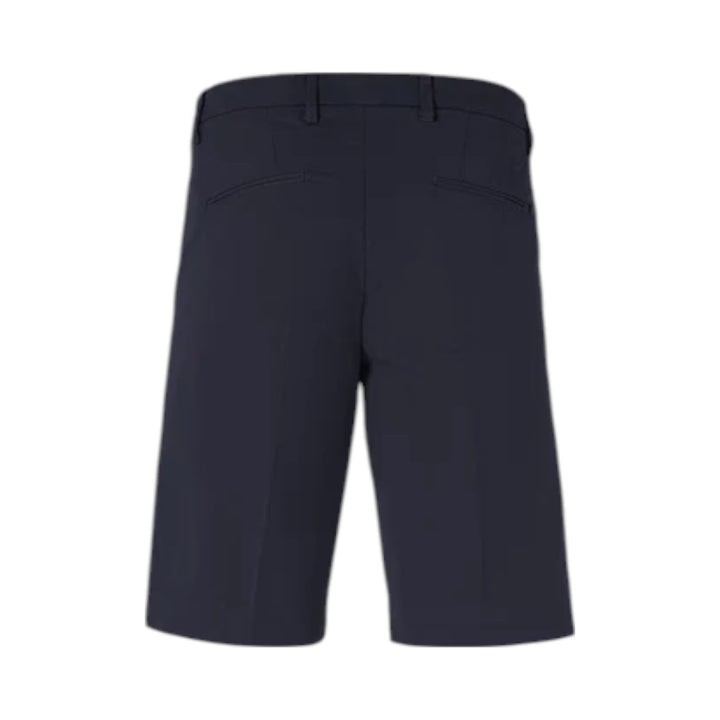 BERMUDA À POCHES AMÉRICAINES AVEC CEINTURE BLEU MARINE