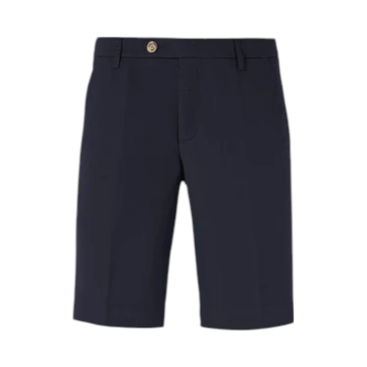 BERMUDA À POCHES AMÉRICAINES AVEC CEINTURE BLEU MARINE