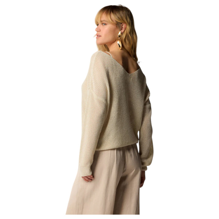 PULL EN MAILLE MIRIA VANILLE