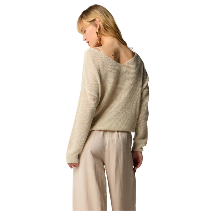 PULL EN MAILLE MIRIA VANILLE