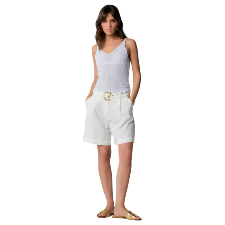 TOP TRICOT MIRIANNA BLANC
