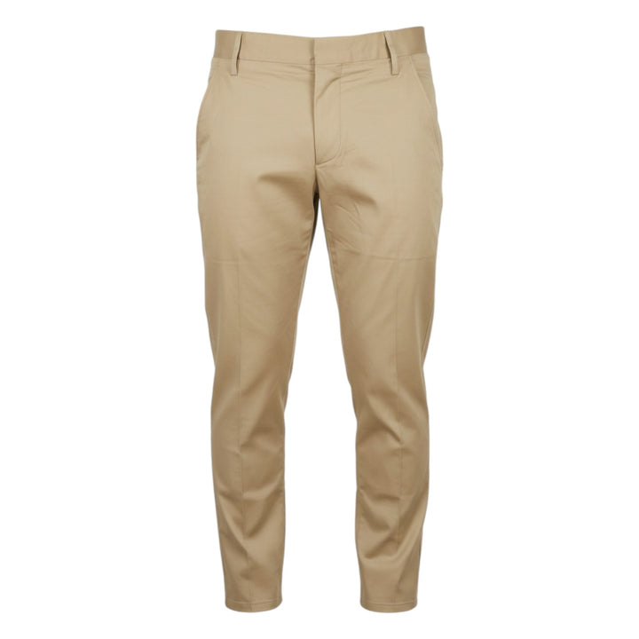 Pantalon Poches America Slim Court Havane