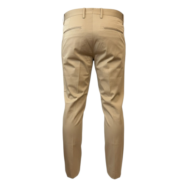Pantalon Poches America Slim Court Havane