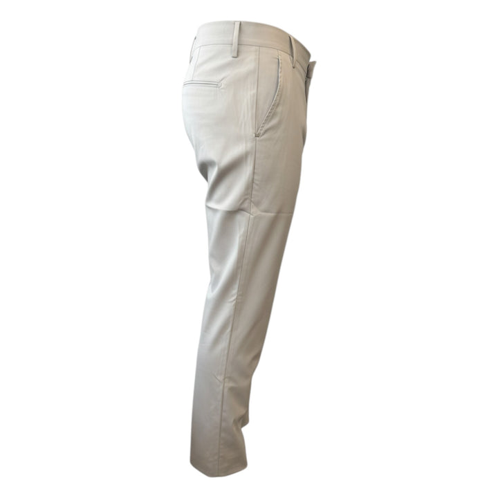 Pantalon Ultralight Poches America Slim Court Gris Clair