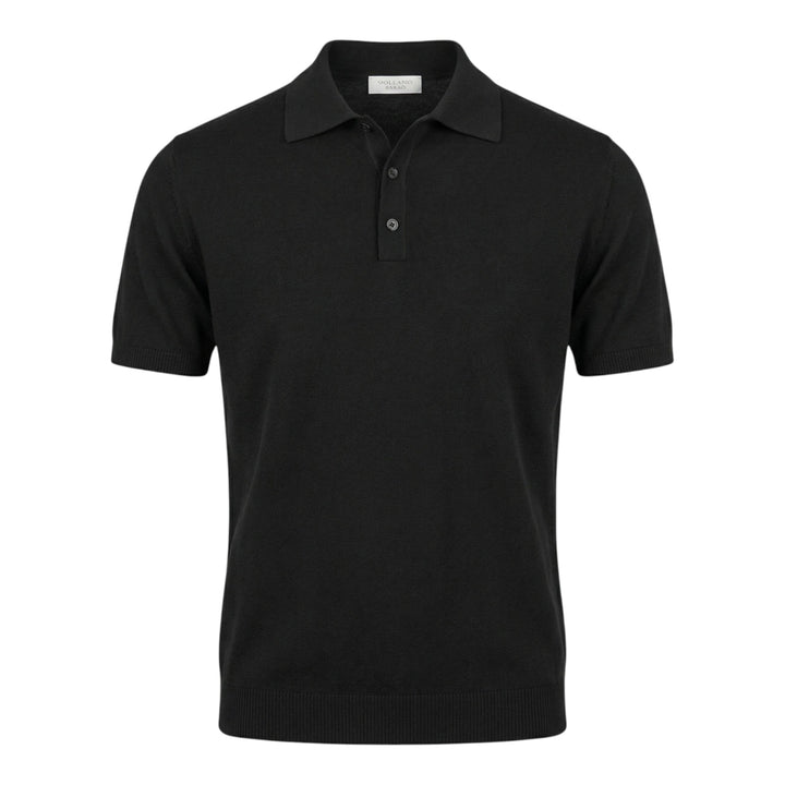 Polo Manches Courtes Coton Peigné Anthracite