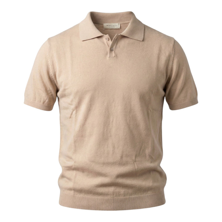 Polo Manches Courtes Coton Peigné Corde