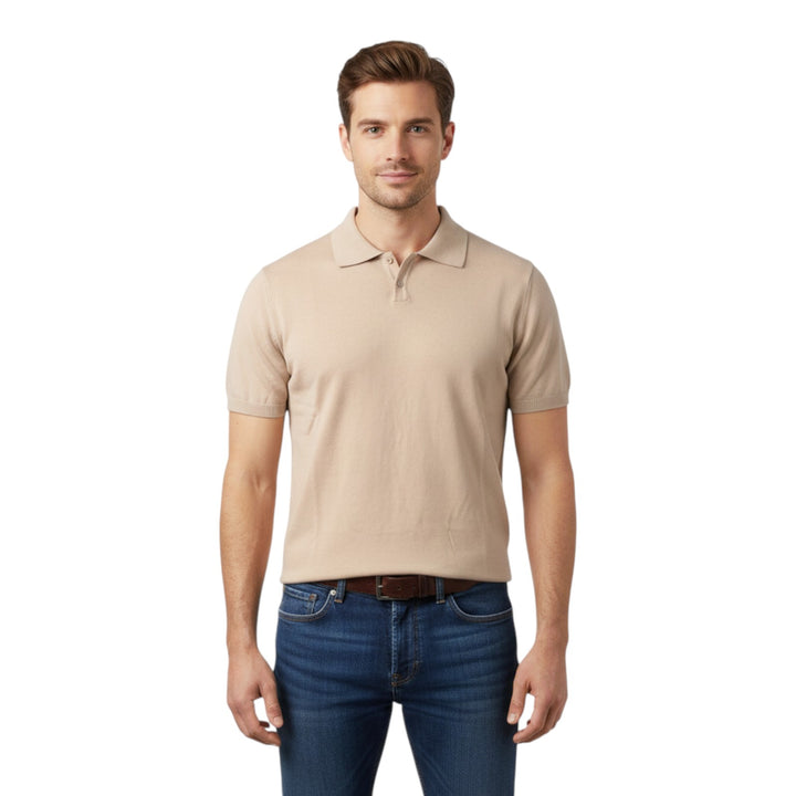 Polo Manches Courtes Coton Peigné Corde