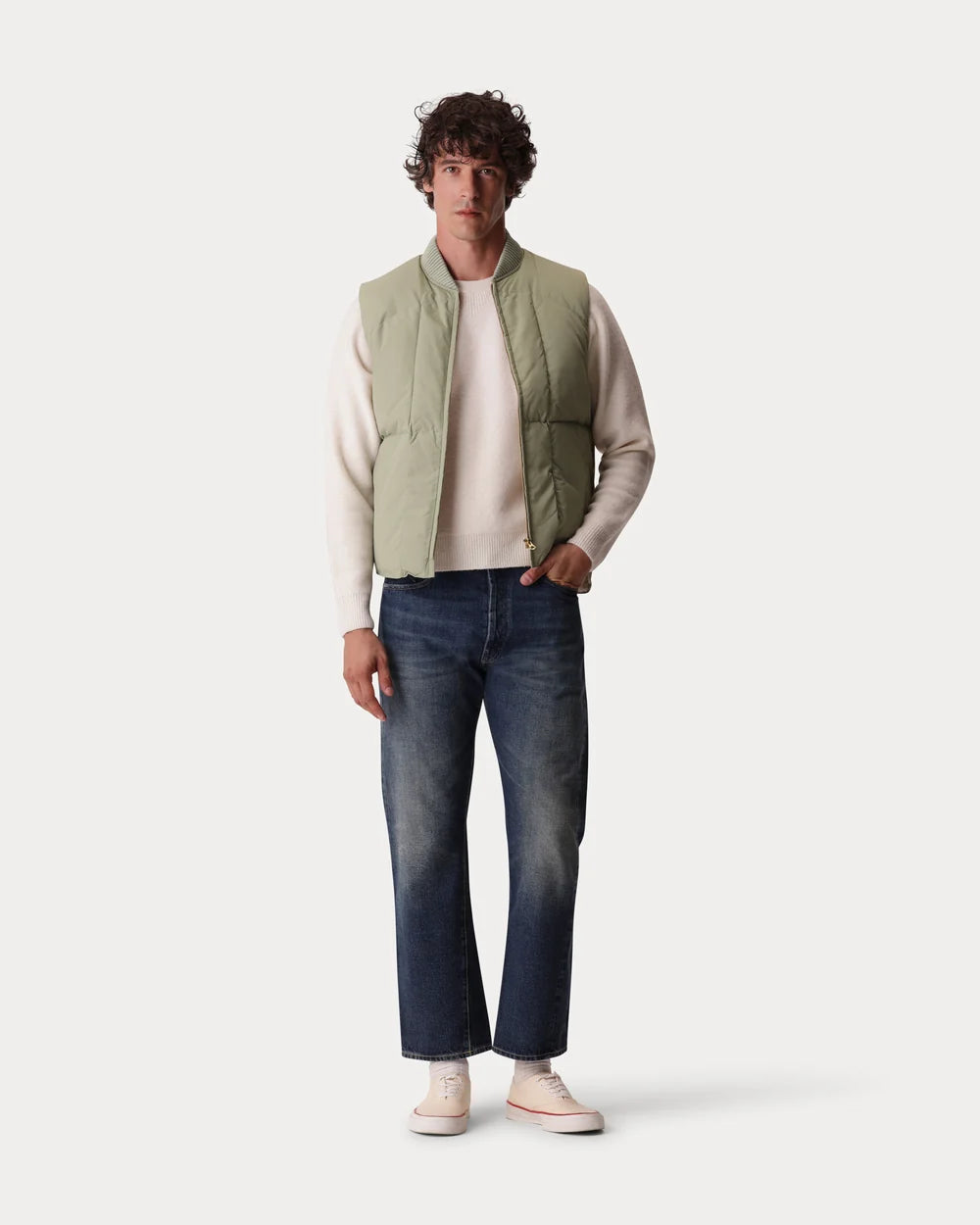 GILET SANS MANCHES ROCKET EN NYLON LIGHT GREEN
