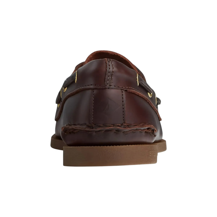 Chaussure bateau Authentic Original 2 œillets en Cuir Véritable Amaretto