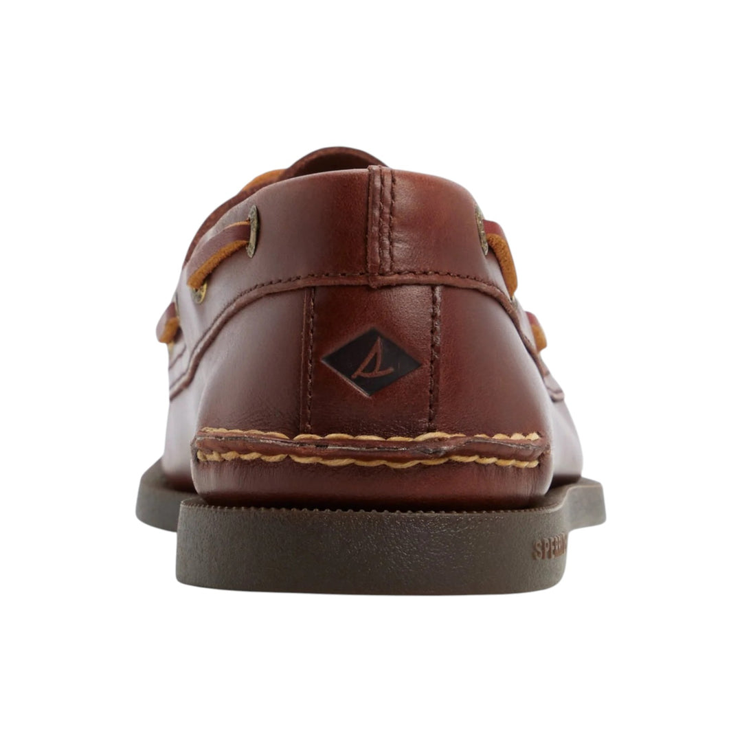 Chaussure bateau Authentic Original 2 œillets en Cuir Véritable Bordeaux