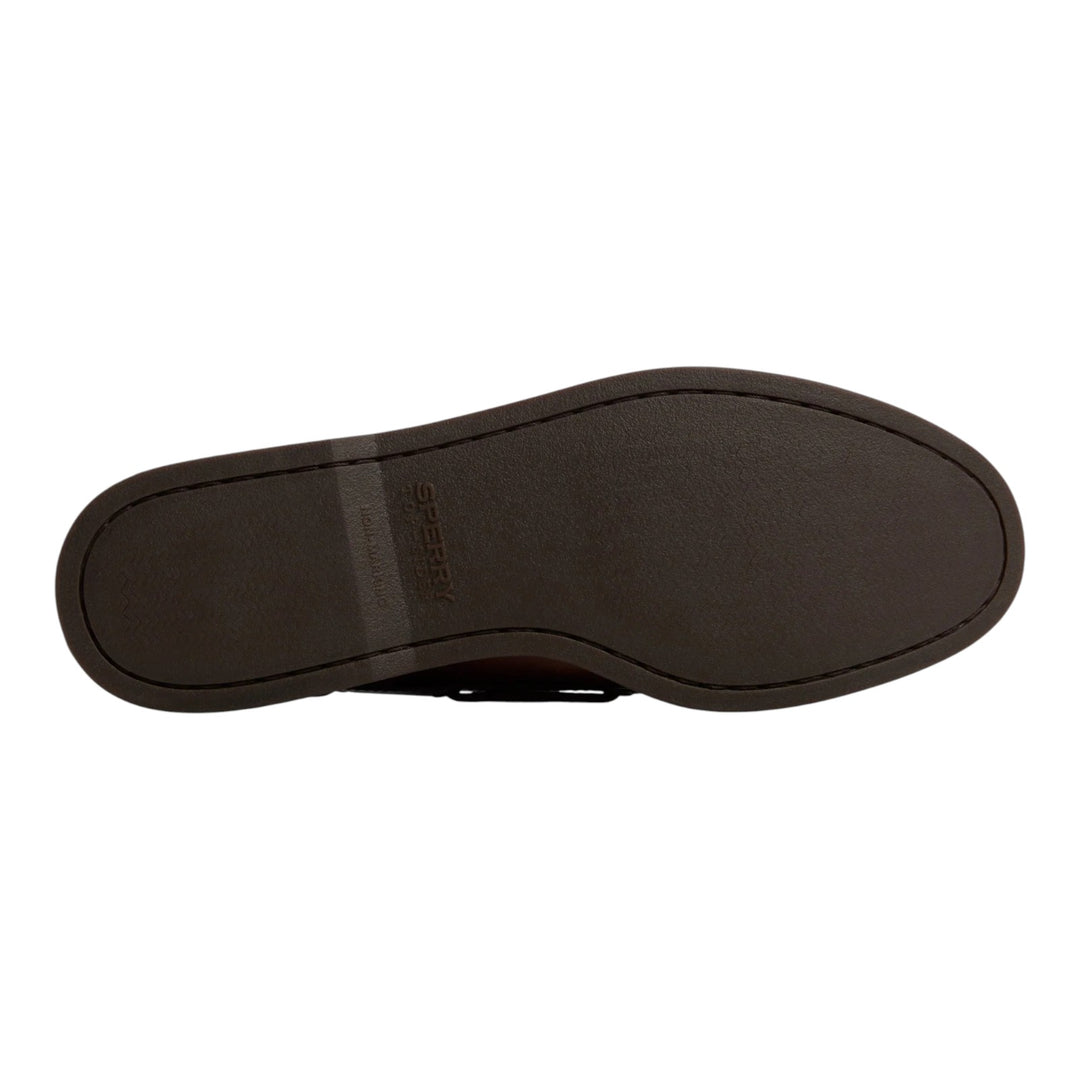 Chaussure bateau Authentic Original 2 œillets en Cuir Véritable Bordeaux