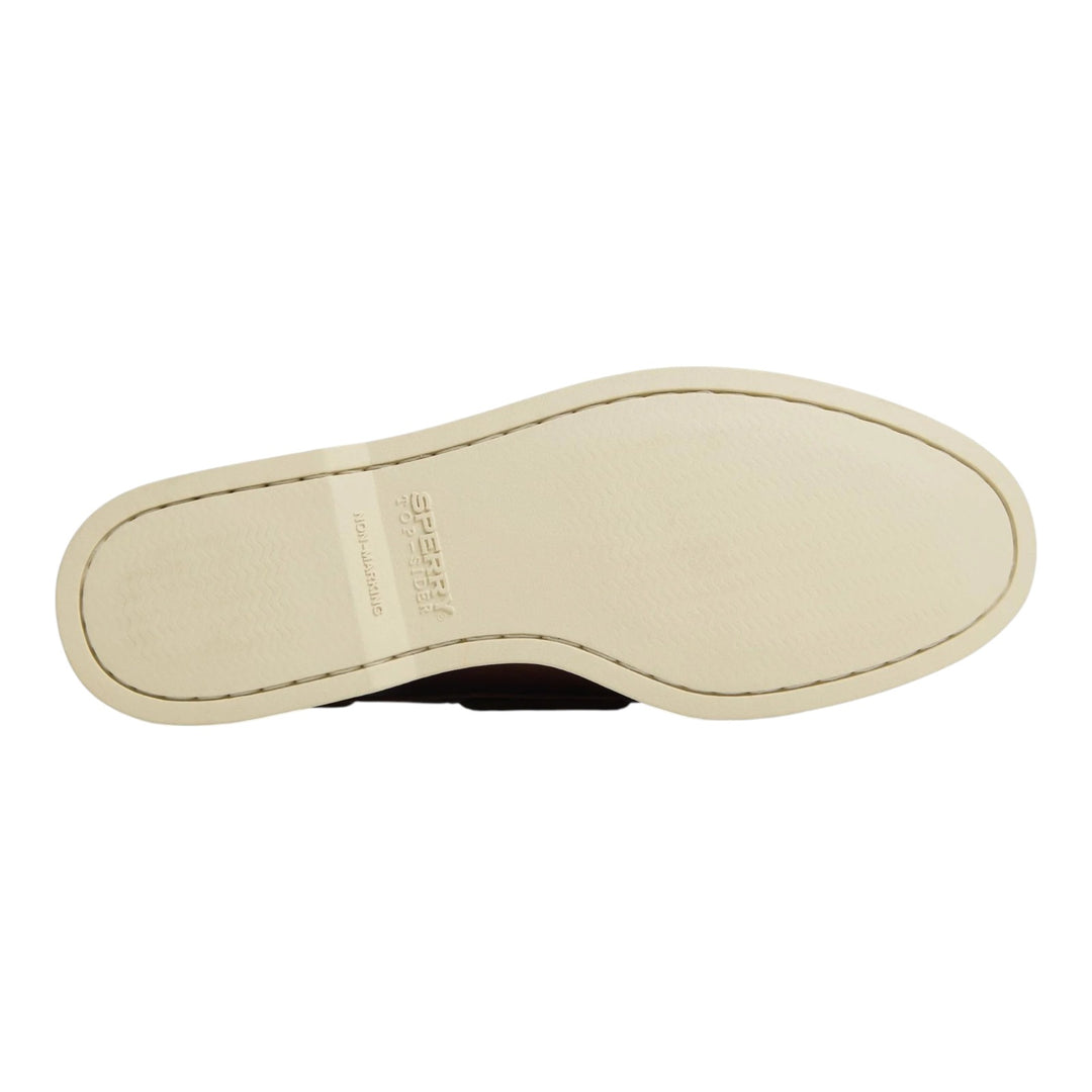 Chaussure bateau Authentic Original 2 œillets en cuir véritable marron