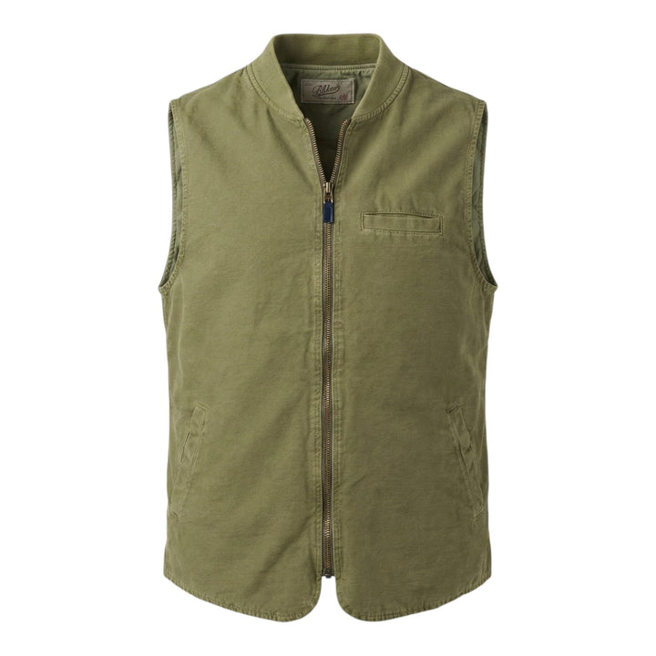 Gilet Bear Mélange de Lin Militaire