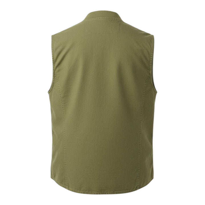 Gilet Bear Mélange de Lin Militaire