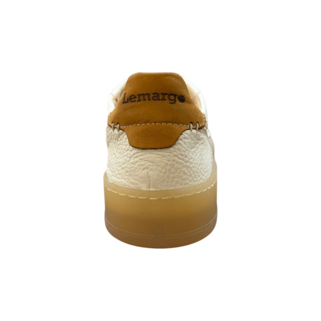 Sneakers Jannik en Véritable Cuir de Cerf Beurre-Cuir