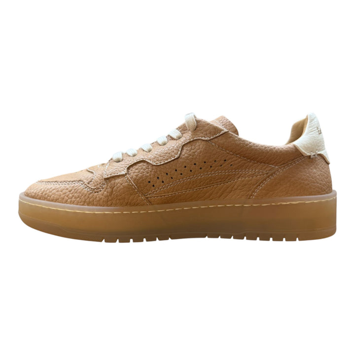 Sneakers Jannik en Véritable Cuir de Cerf Noyer-Blanc