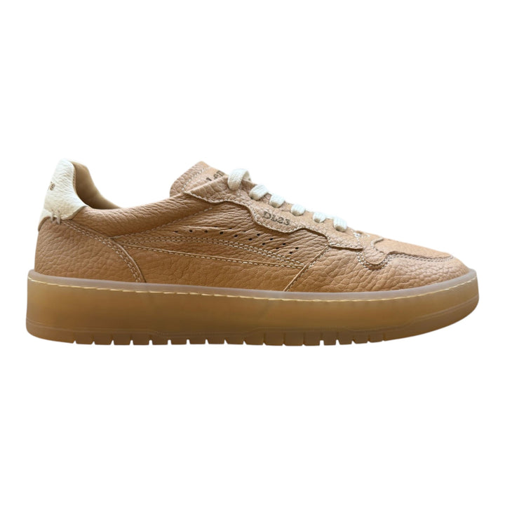 Sneakers Jannik en Véritable Cuir de Cerf Noyer-Blanc