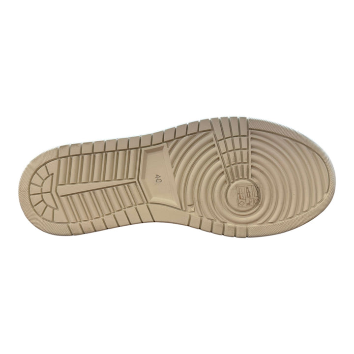 Sneakers Jannik en véritable cuir de cerf Beurre