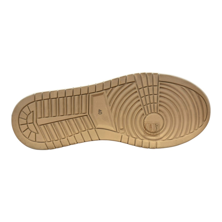 Sneakers Jannik en Véritable Cuir de Cerf Ciment