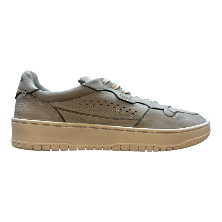 Sneakers Jannik en Véritable Cuir de Cerf Ciment