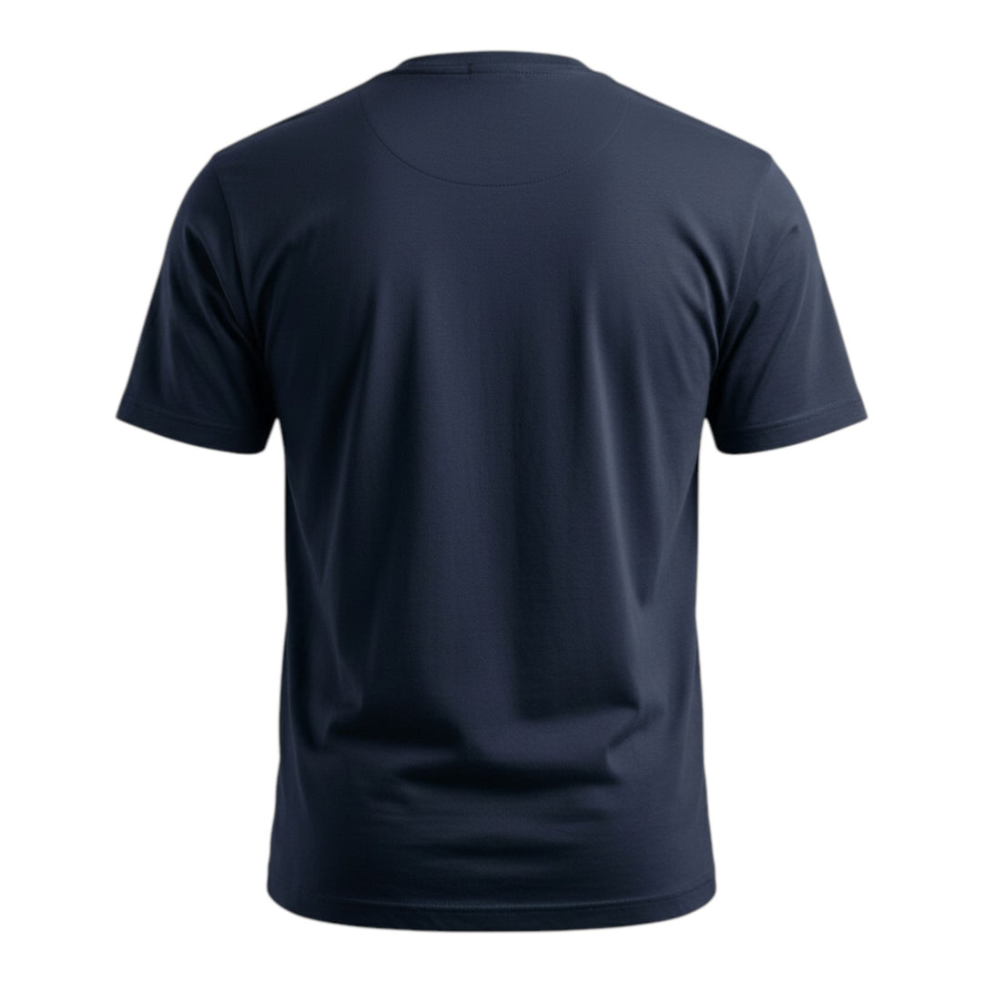 T-Shirt Col Rond Jersey Confort Bleu Foncé