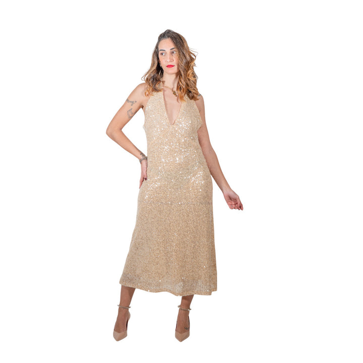 ROBE TANK ROSE VANILLE