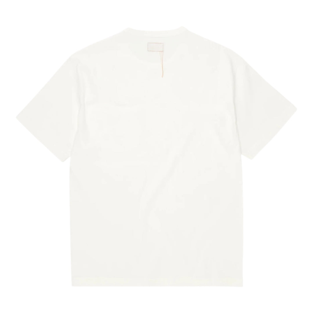 Tubejp T-Shirt avec Poche en Coton White
