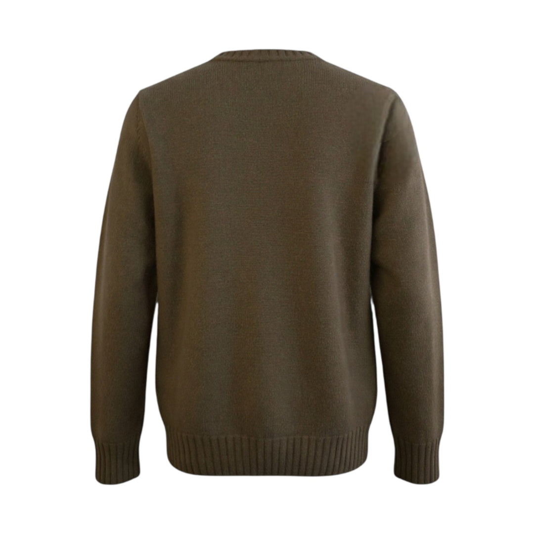 COLLIER EN LAINE VERTE