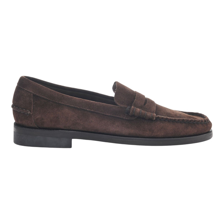 Mocassins pour homme en cuir véritable suédé GoodYear marron