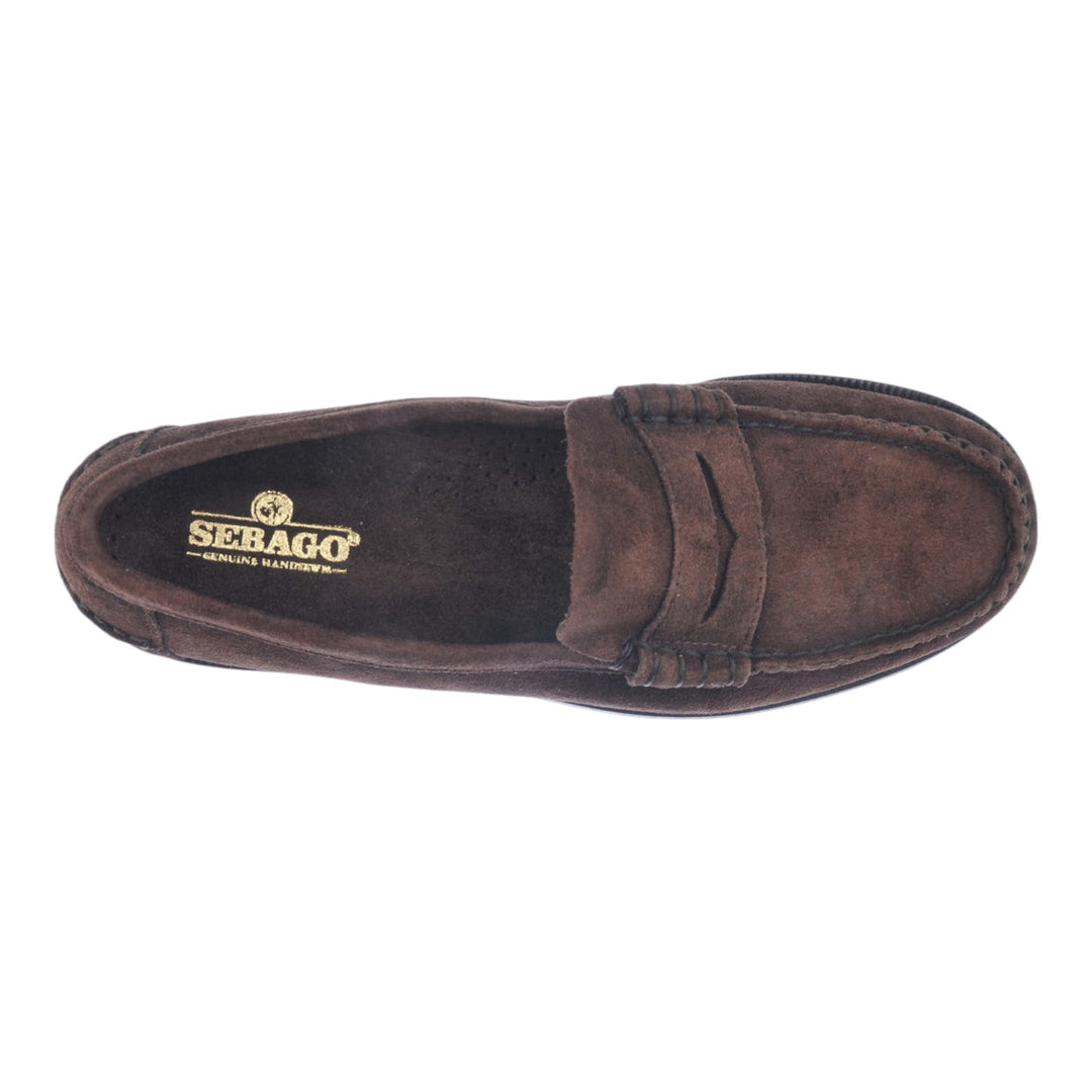 Mocassins pour homme en cuir véritable suédé GoodYear marron
