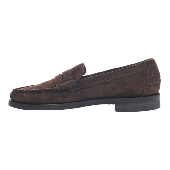 Mocassins pour homme en cuir véritable suédé GoodYear marron