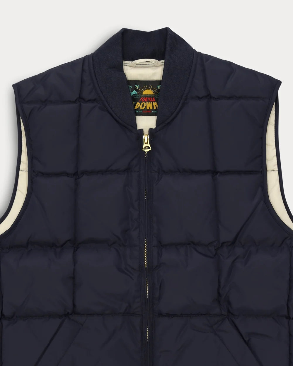 VEST1 GILET SANS MANCHES EN NYLON BLEU