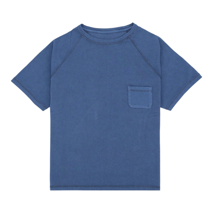 Vermont T-shirt en jersey avec poche indigo