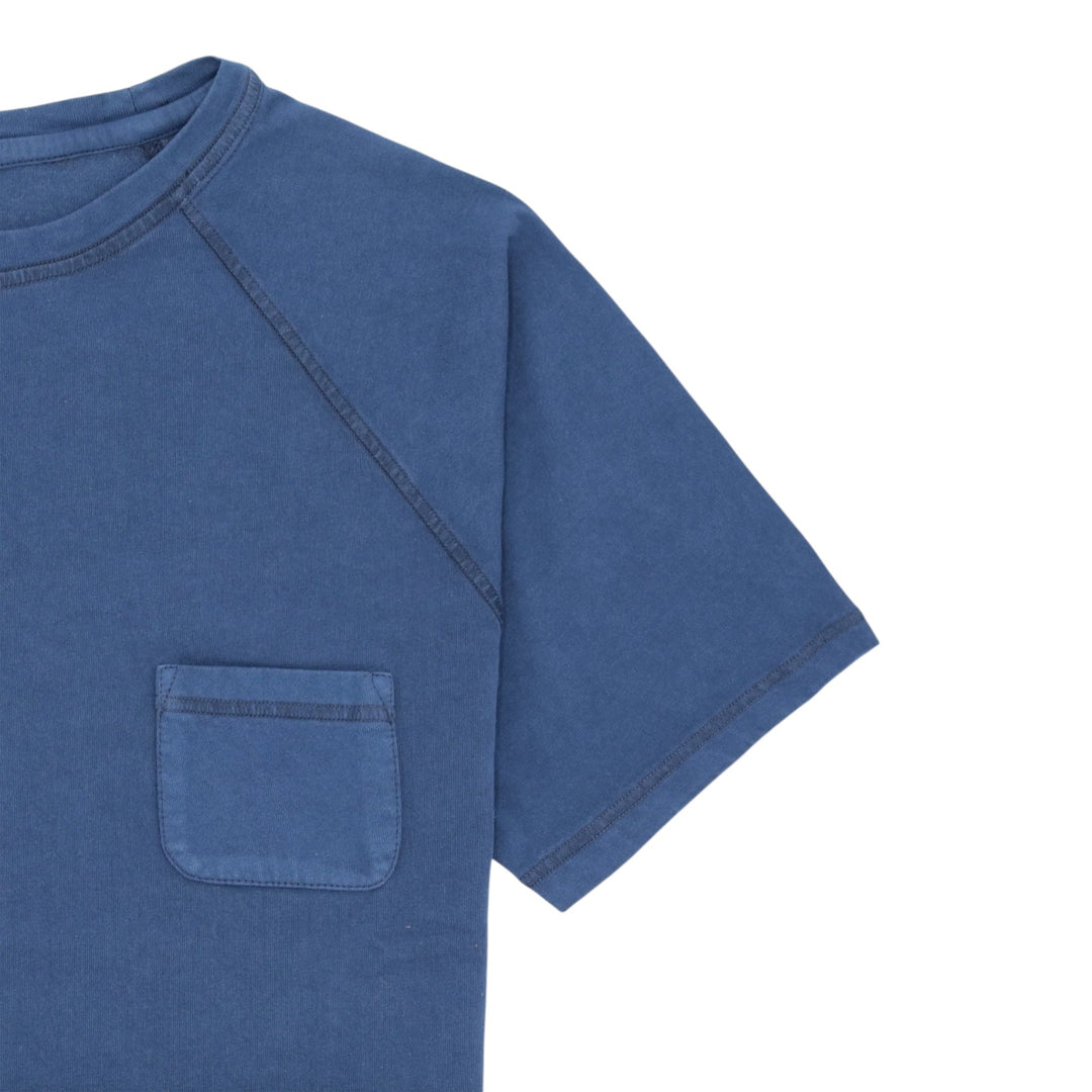 Vermont T-shirt en jersey avec poche indigo