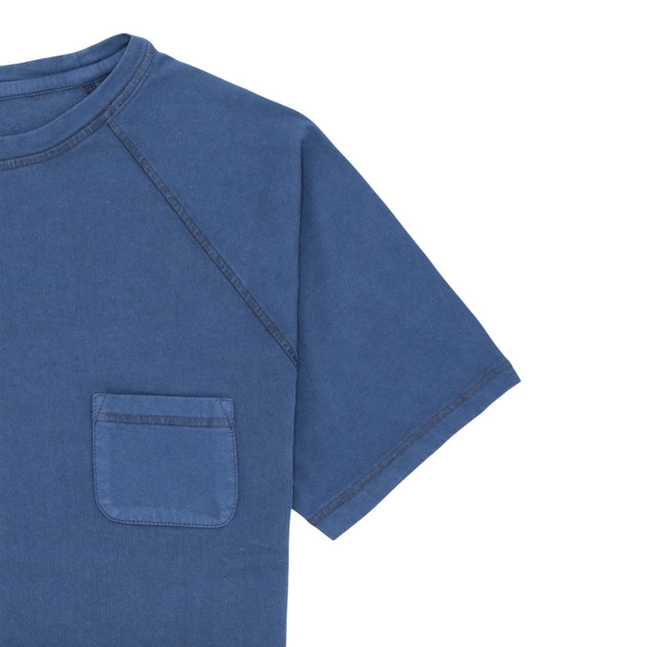 Vermont T-shirt en jersey avec poche indigo