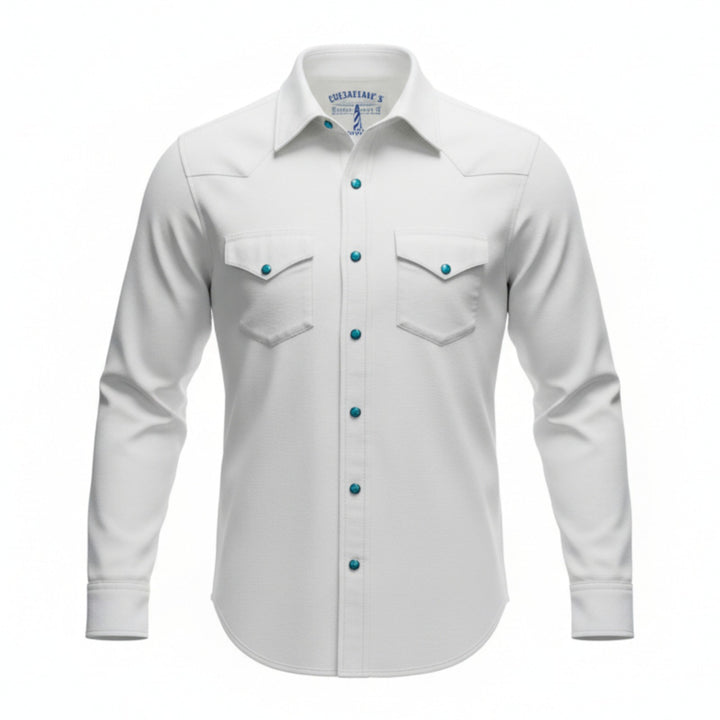 WESTERN OXFORD SHIRT BLANC