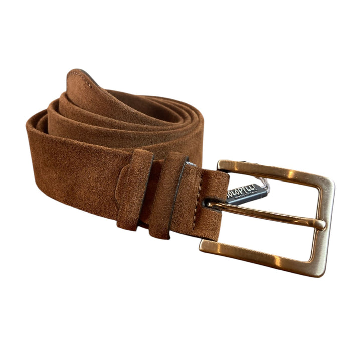 CEINTURE EN CUIR VÉRITABLE SCAMOCIATA MARRON