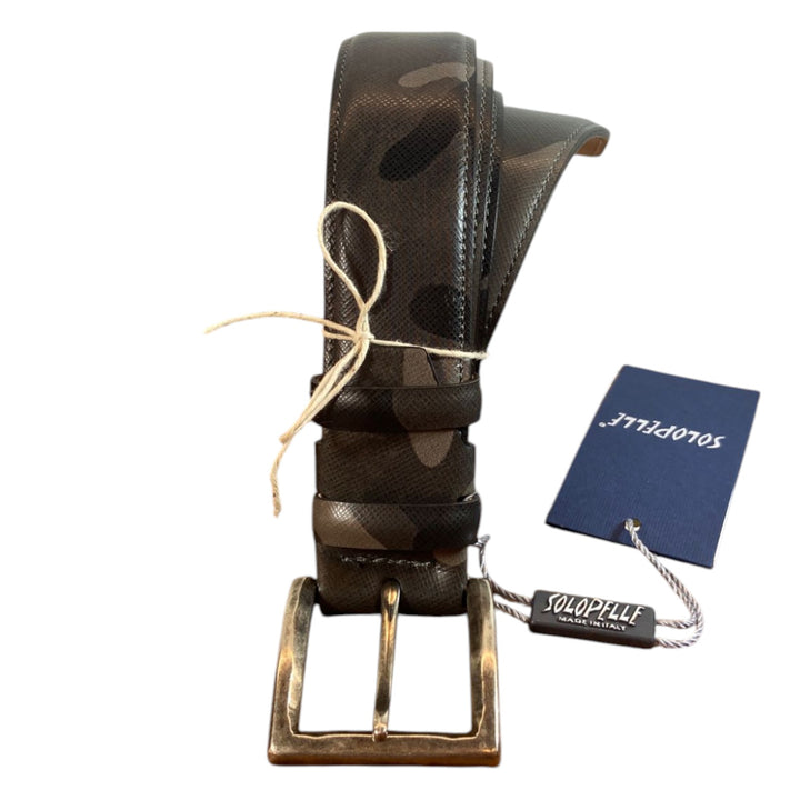 CEINTURE SAFFIANO VRAI CAMOUFLAGE