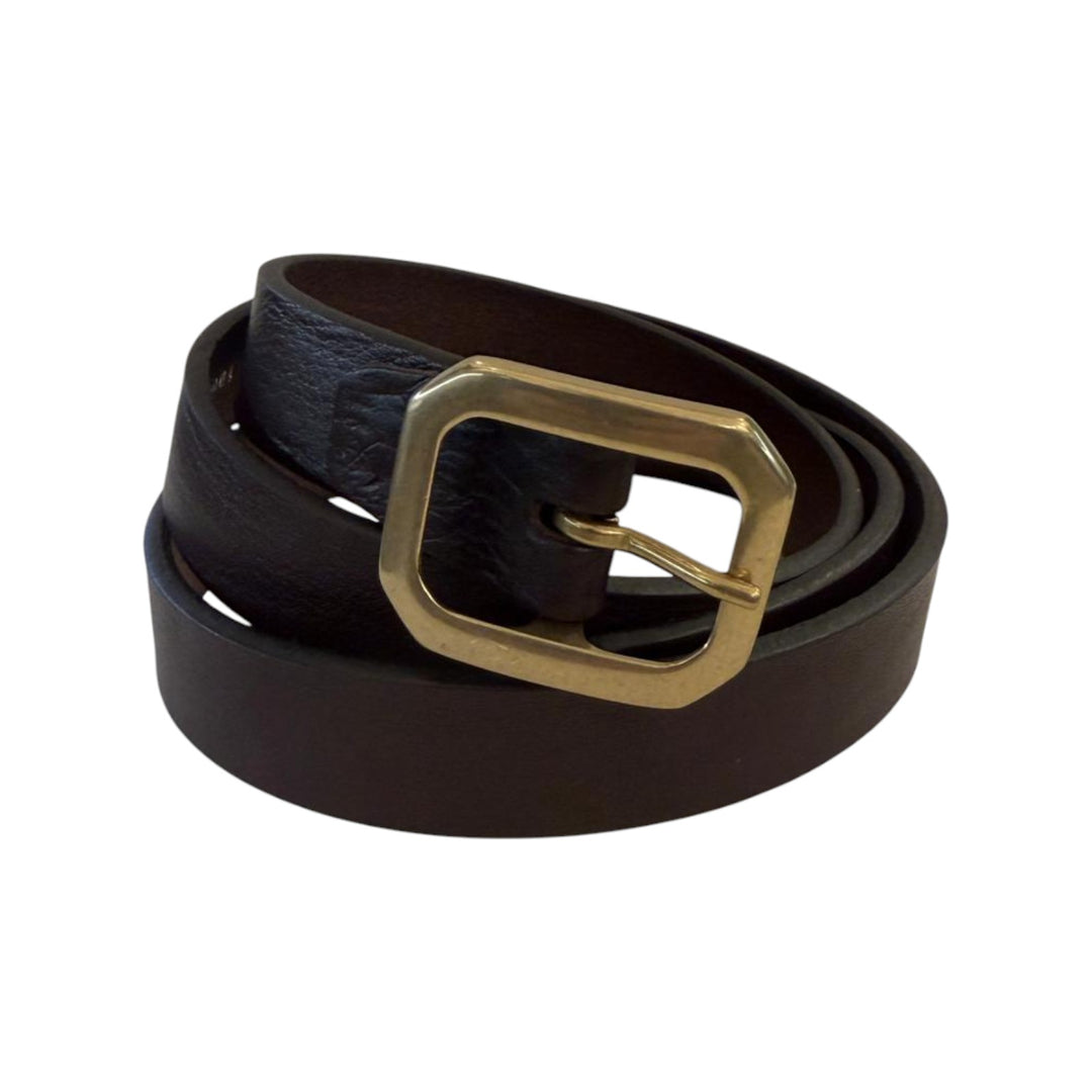 CEINTURE EN CUIR TESTA DI MORO
