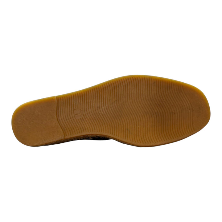 Espadrilles en Véritable Cuir Suédé Semelle Gomme Bleu Navy