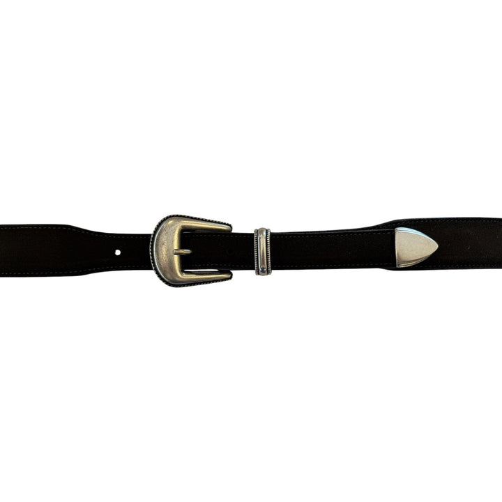 CEINTURE EN CUIR SUÉDÉ TESTA DI MORO