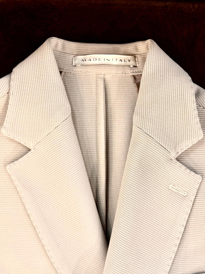 Costume Nid d'Abeille Comfort Fit Beige